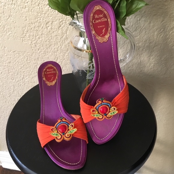Rene Caovilla Shoes - Rene Caovilla Sandals Size 39.5
